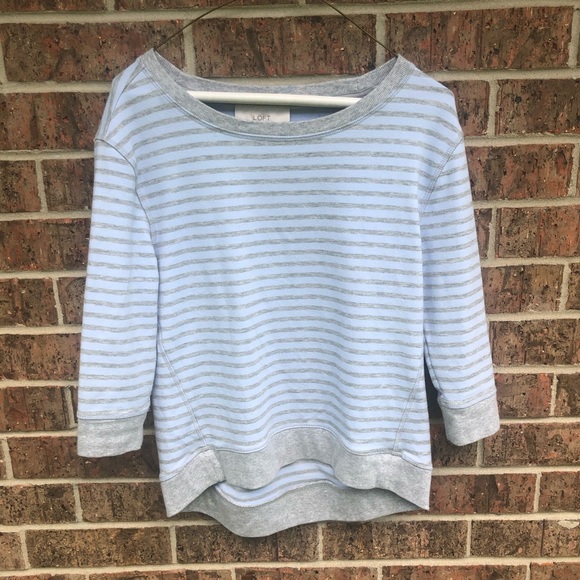 LOFT Sweaters - Loft striped soft sweater